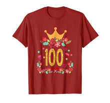 Load image into Gallery viewer, 100th Birthday Princess Crown shirt
