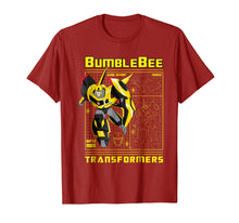 Load image into Gallery viewer, Transformer Bumble Bee Battle Mode Blueprint T-Shirt
