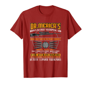 Dr. Merica American Warrior Patriot Military Gift T-Shirt