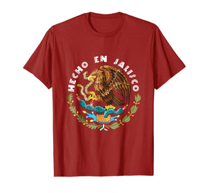 Hecho En Jalisco Shirt : Camisa De Mexico Mexican Flag Crest