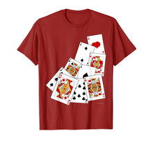 Load image into Gallery viewer, Poker Playing Card T-Shirt Ace King Queen Jack
