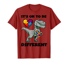 Load image into Gallery viewer, Autism Awareness Shirts Dinosaur Puzzle T Shirt
