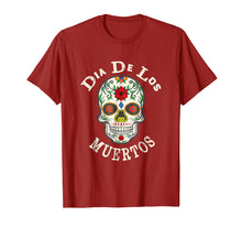 Load image into Gallery viewer, Dia De Los Muertos Day Of The Dead Sugar Skull Costume Shirt
