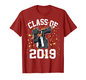 Dabbing Graduation Class 2019 Tee Shirt Gift Ideas Girls Boy