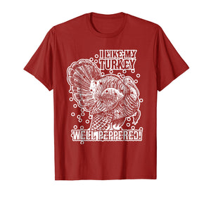 Funny Hunting Turkey Shirt Well Peppered Shotgun Season Tee