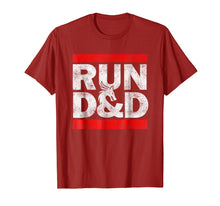Load image into Gallery viewer, RUN DND Dungeon Game Tabletop RPG Shirt
