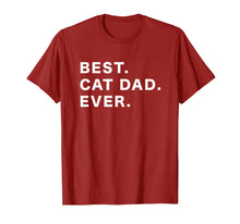 Load image into Gallery viewer, Mens Best Cat Dad Ever T-Shirt-1059994
