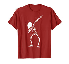 Load image into Gallery viewer, Funny dabbing skeleton Halloween costume gift  T-Shirt
