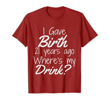 Load image into Gallery viewer, 21st Birthday for Mom 21 year old Child Son Daughter Gift T-Shirt-220389
