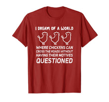 Load image into Gallery viewer, I Dream Of A World Ironic Jokes Sarcastic Gift T-Shirt-2183057
