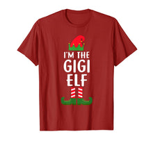 Load image into Gallery viewer, I'm The Gigi Elf Matching Family Group Christmas T-Shirt T-Shirt
