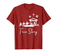 Load image into Gallery viewer, Christmas Nativity Shirt True Story Nativity Scene Gifts T-Shirt
