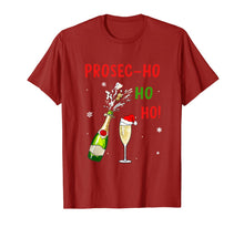 Load image into Gallery viewer, Prosec Ho Ho Ho Funny Prosecco Christmas T-Shirt
