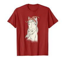 Load image into Gallery viewer, Cute Bandana Horse Horseback Riding T-Shirt-4081673
