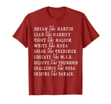 Load image into Gallery viewer, Black History Month Shirt Black Pride Leaders Black Power T-Shirt-1828777
