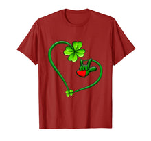 Load image into Gallery viewer, St Patricks Day I Love You ASL Sign Language T-Shirt-2425622
