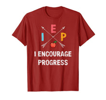 Load image into Gallery viewer, IEP I Encourage Progress Special Education Teacher T-Shirt
