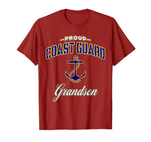 Load image into Gallery viewer, Coast Guard Grandson T-Shirt-3203706
