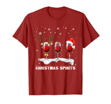 Load image into Gallery viewer, Christmas Spirits Wine Bubbly Martinis T Shirt Funny T-Shirt
