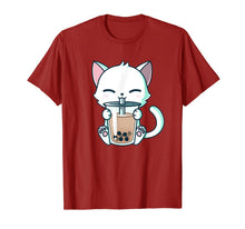 Load image into Gallery viewer, Boba Cat Drinking Boba Kitten Kawaii Japanese Kitty T-Shirt T-Shirt-851931
