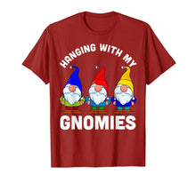 Load image into Gallery viewer, Hanging With My Gnomies, Christmas Garden Gnome Costume T-Shirt
