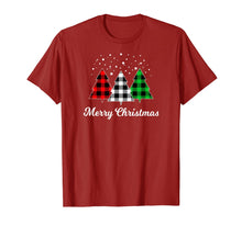 Load image into Gallery viewer, Christmas Santa Tree Xmas Christmas July Holiday Plaid Funny T-Shirt
