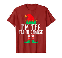 Load image into Gallery viewer, I'm The Elf in Charge Matching Family Group Christmas Gifts T-Shirt-2134025
