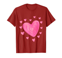 Load image into Gallery viewer, Hearts T Shirt Kids School TShirt Valentines Day Girls Boys T-Shirt-925328
