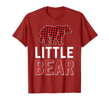 Load image into Gallery viewer, Little Bear Kid Red Buffalo Plaid Matching Family Christmas T-Shirt
