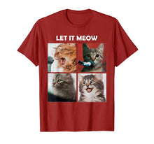 Load image into Gallery viewer, Cats, Let It Meow T-Shirt-450605
