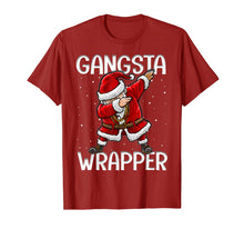 Load image into Gallery viewer, Gangsta Wrapper Funny Dabbing Santa Christmas Gift Men Kids T-Shirt
