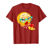 Load image into Gallery viewer, Lady Bling Face Emoji Costume Smiley Funny Emoticon Shirt
