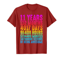 Load image into Gallery viewer, 11 Years Old 11th Birthday Retro Vintage Boys Girls T-Shirt

