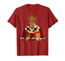 Load image into Gallery viewer, Ho Ho Homoousios! (Real Santa) T-Shirt
