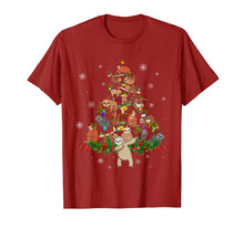 Load image into Gallery viewer, Sloth Christmas Tree Lights Funny Sloth Xmas Gift T-Shirt
