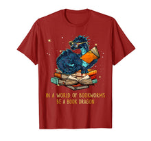 Load image into Gallery viewer, Funny Reading Gift Book Dragon Books Nerds - Dragon Lovers T-Shirt-383493
