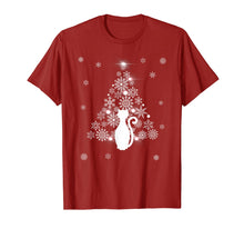 Load image into Gallery viewer, Christmas Tree Cat Kitten for Winter Holidays Cool Design T-Shirt

