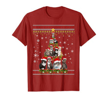 Load image into Gallery viewer, Funny Christmas Tree Cats Merry Christmas Ugly Sweater Gifts T-Shirt-3127700
