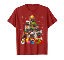 Load image into Gallery viewer, Funny French Bulldog Christmas Tree Gifts Xmas T-Shirt
