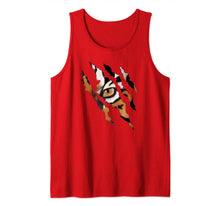 Load image into Gallery viewer, Fearless Tiger Cat Eye Claw Silhouette Tank Top

