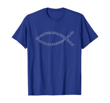 Load image into Gallery viewer, Jesus Fish, Ichthys, Ichthus, Christian Symbol, Music, Choir T-Shirt
