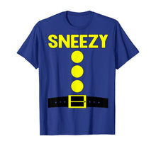 Load image into Gallery viewer, Sneezy Dwarf Halloween Costume Funny Gift Idea Sneezy Dwarf  T-Shirt
