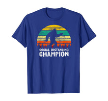 Load image into Gallery viewer, Social Distancing Champion Funny Bigfoot Vintage Retro T-Shirt-380949
