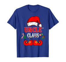Load image into Gallery viewer, Funny Uncle Claus Santa Hat Christmas T-Shirt
