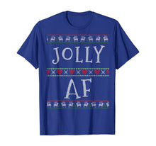 Load image into Gallery viewer, Jolly AF Ugly Sweater Tee Xmas Merry Christmas Holidays Gift T-Shirt
