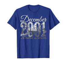 Load image into Gallery viewer, December 2001 Tee 18 Year Old Shirt 2001 18th Birthday Gift T-Shirt
