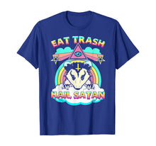 Load image into Gallery viewer, Eat Trash Hail Satan Raccoon Pentagram Satanic Garbage Gang T-Shirt-68791
