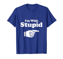 Load image into Gallery viewer, I'm With Stupid Shirt Men, Kids and Women - Manatee Shirts
