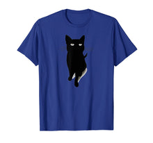 Load image into Gallery viewer, Cat Eye Shirt, Begging Black Cat Tshirt
