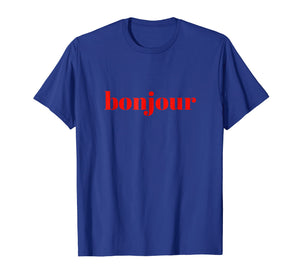 Bonjour Chic Minimalist T Shirt Tees